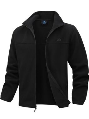 Women's Black Full-Zip Fleece Jacket